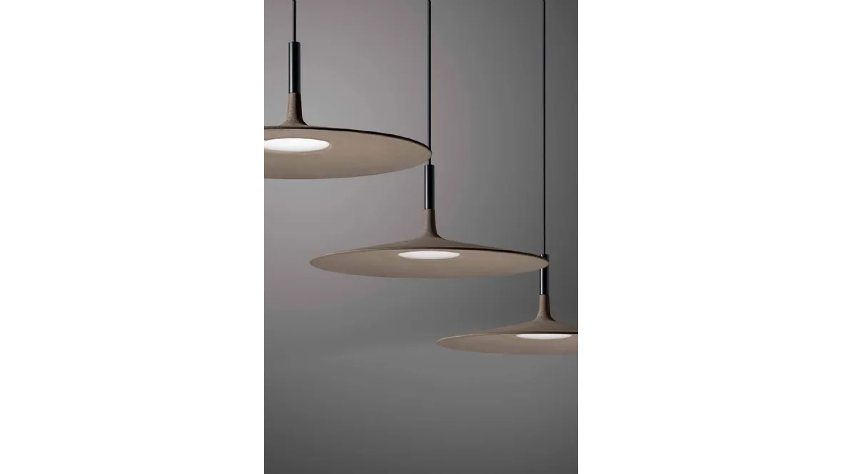 Lampada a sospensione in cemento Aplomb Large di Foscarini