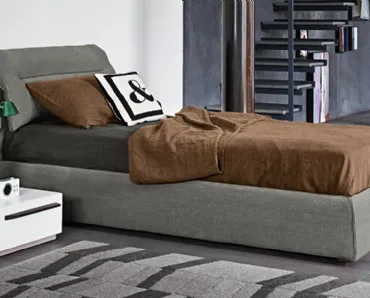 Letto singolo con box contenitore Campo di Bonaldo