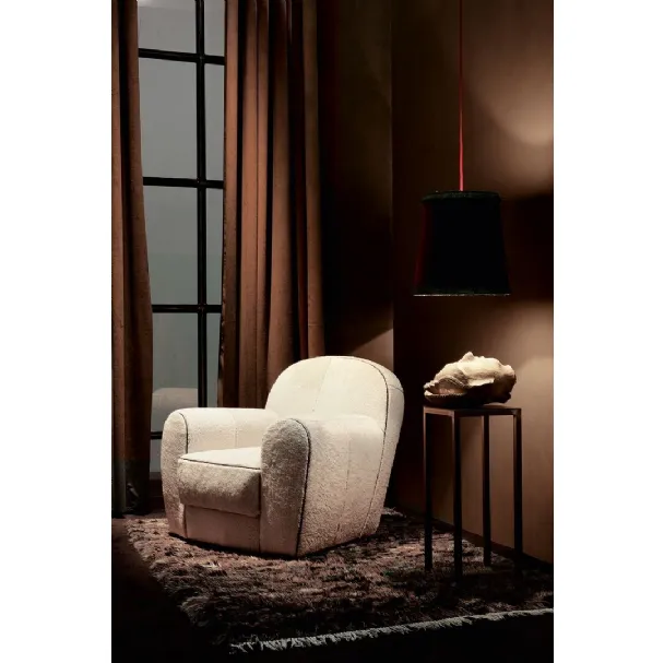 Poltroncina in montone Amburgo Baby Mouton di Baxter