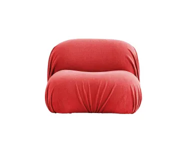 Poltrona in tessuto Puff-D di Moroso