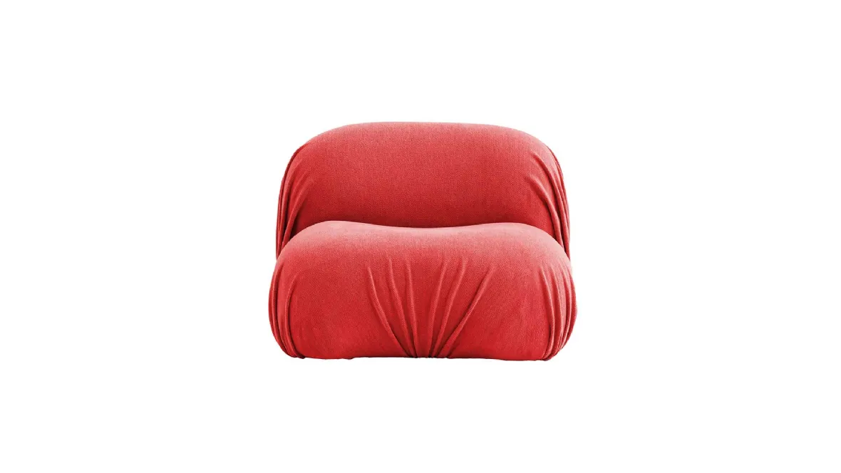 Poltrona in tessuto Puff-D di Moroso