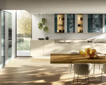 Cucina Design ad angolo NOW Project 2831 di Lago