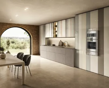 Cucina Design lineare NOW Project 2830 di Lago