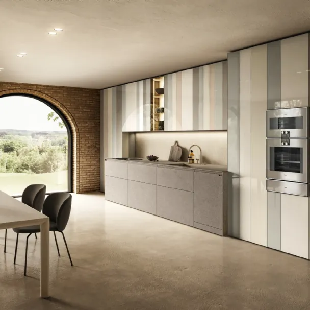 Cucina Design lineare NOW Project 2830 di Lago